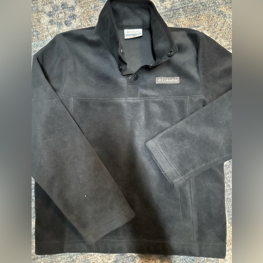 Boys fleece Columbia 1/4 button pull over